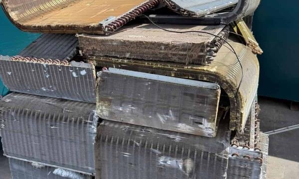 Aluminium and copper radiators at the Green Fields yard