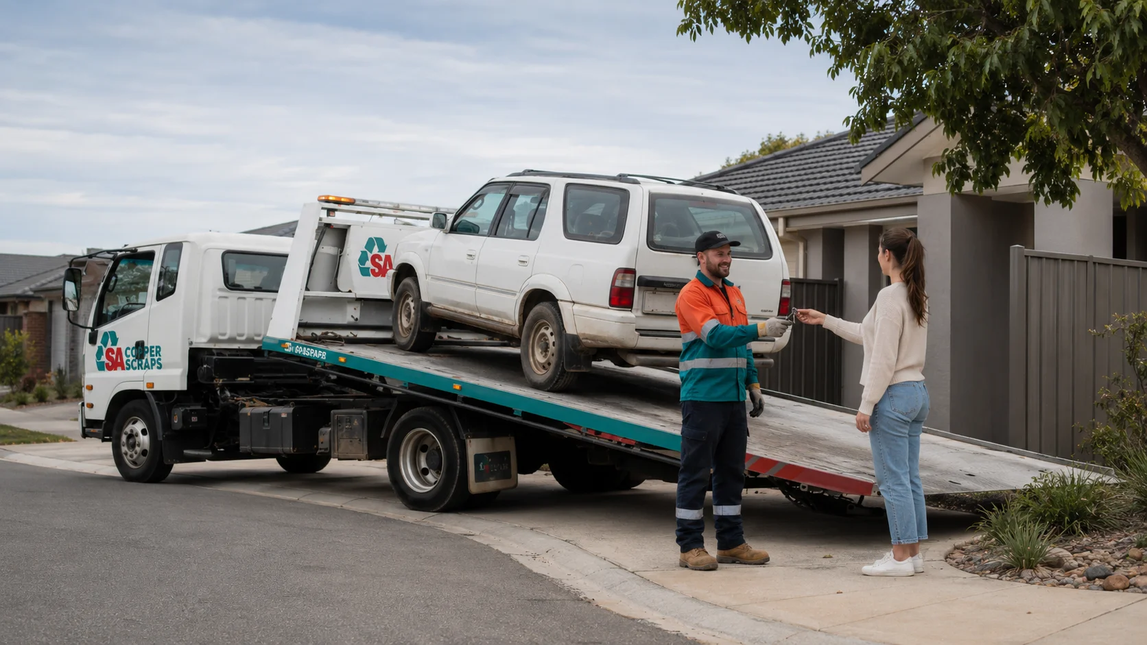 Cash for Scrap Trucks SA vehicle assessment in Adelaide