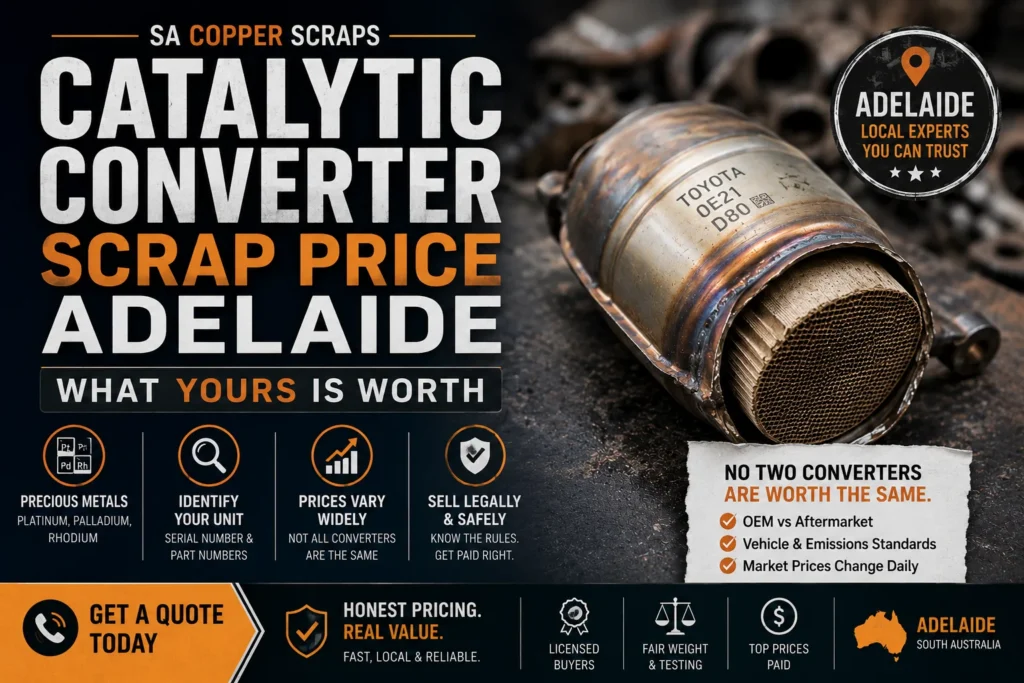 Catalytic Converter Scrap Price Adelaide: What Yours Is Worth