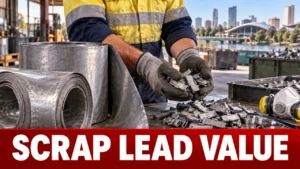 Lead flashing and wheel weights handled safely for scrap recycling in Adelaide